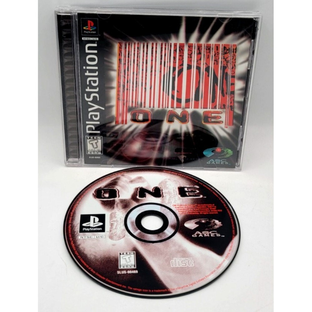 One (Sony PlayStation 1, PS1) CIB COMPLETE IN BOX